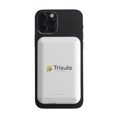 Logotrade promotional item picture of: Force Magnetic RCS Recycled Wireless Powerbank 5000