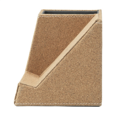 Logo trade promotional giveaway photo of: Ecork Pen Holder Wireless Charger