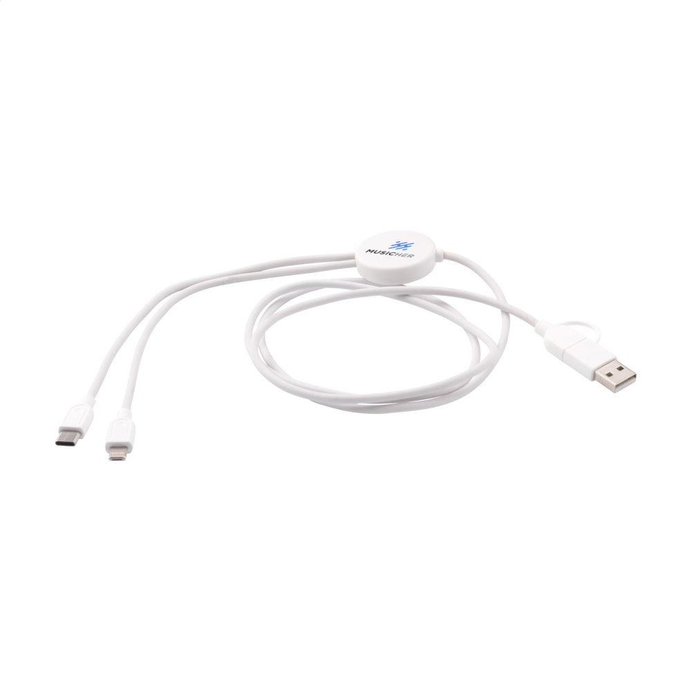 Logotrade promotional gifts photo of: Charging Cable RCS Recycled ABS-TPE
