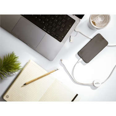 Logo trade promotional products image of: Charging Cable RCS Recycled ABS-TPE