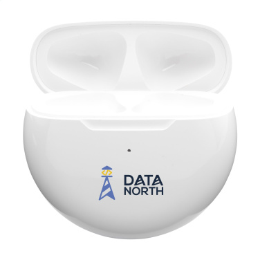 Logo trade corporate gift photo of: Calypso RCS Recycled Wireless Earbuds