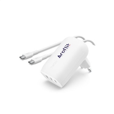 Logo trade promotional merchandise picture of: Belkin BoostCharge 3-Port Wall Charger