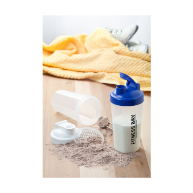Logo trade promotional item photo of: Shaker Protein 600 ml drinking cup