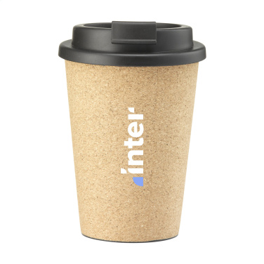 Logo trade promotional giveaways picture of: Attea Cork 350 ml coffee cup