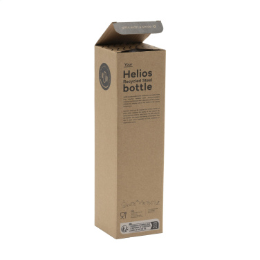 Logo trade promotional merchandise photo of: Helios RCS Recycled Steel Bottle 470 ml