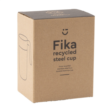 Logo trade advertising product photo of: Fika RCS Recycled Steel Cup 400 ml thermo cup