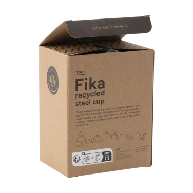 Logotrade advertising product image of: Fika RCS Recycled Steel Cup 400 ml thermo cup