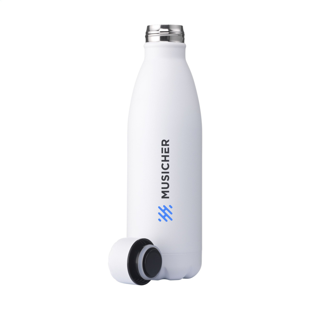 Logo trade promotional giveaways image of: Topflask Premium RCS Recycled Steel drinking bottle