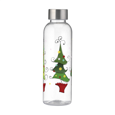 Logo trade corporate gifts image of: Senga GRS RPET Bottle 500 ml X-Mas