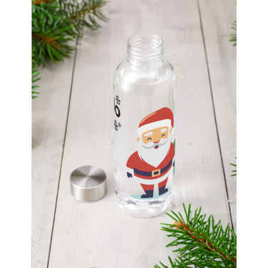 Logo trade promotional products image of: Senga GRS RPET Bottle 500 ml X-Mas
