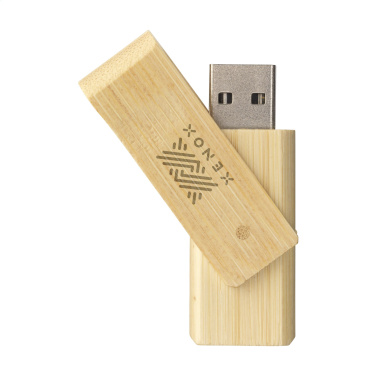 Logo trade business gift photo of: USB Waya Bamboo  8 GB