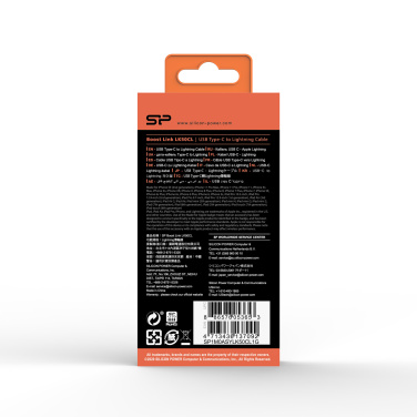 Logo trade business gift photo of: DATA TRANSFER CABLE Boost Link Nylon LK50CL Type C Lightning