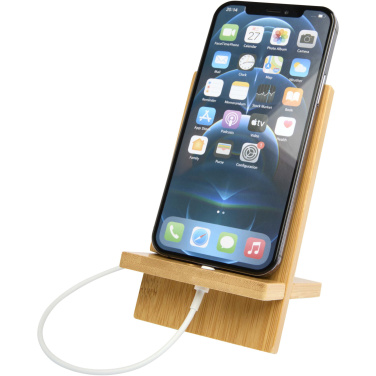 Logo trade advertising product photo of: Ceibo detachable bamboo phone stand