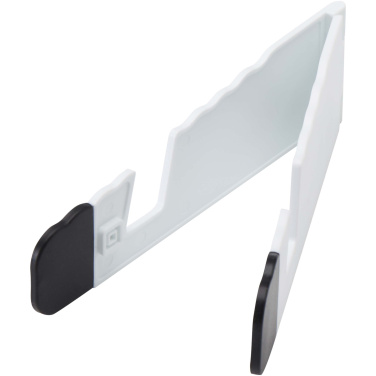 Logotrade corporate gift image of: Buna recycled plastic foldable tablet and phone stand