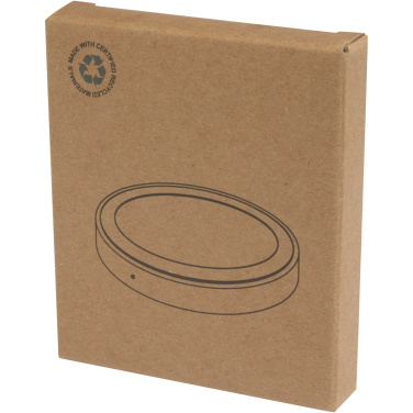 Logotrade corporate gift image of: Freal 15W recycled plastic wireless charging pad