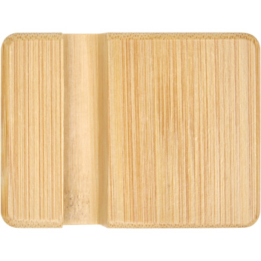 Logo trade promotional giveaways image of: Ebla bamboo phone stand