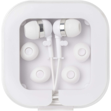 Logo trade promotional item photo of: Dofida wired Type-C earbuds with recycled plastic storage box