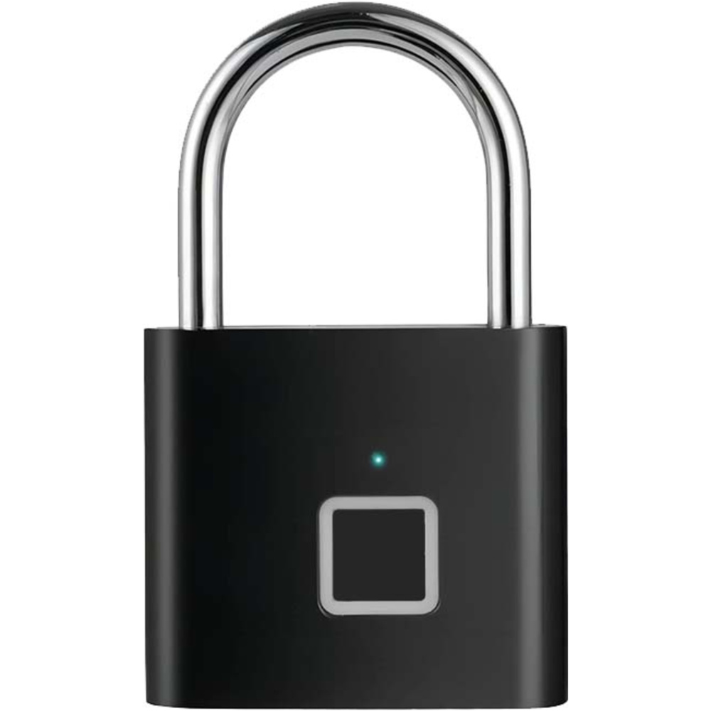 Logo trade business gifts image of: SCX.design T11 smart fingerprint padlock
