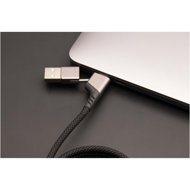 Logotrade advertising product image of: SCX.design C52 100W 4-in-1 rPET magnetic ultra fast charging cable 