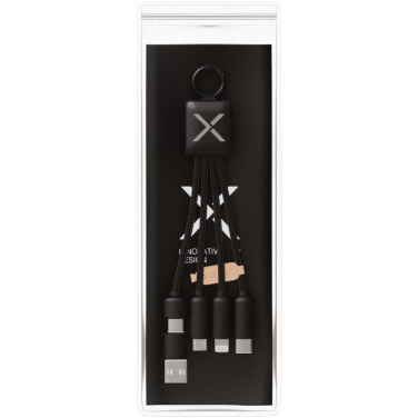 Logo trade business gift photo of: SCX.design C13 15W 5-in-1 charging cable