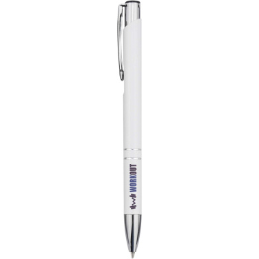 Logotrade business gift image of: Moneta recycled aluminium ballpoint pen (blue ink)