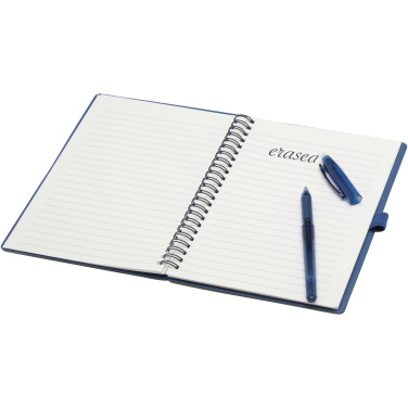 Logotrade corporate gift image of: Slate reusable soft cover notebook and pen set (black ink)