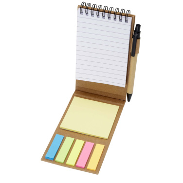 Logotrade promotional giveaway image of: Flipper sticky notepad with ballpoint pen (black ink)