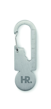 Logo trade business gift photo of: Multifunctional key ring token