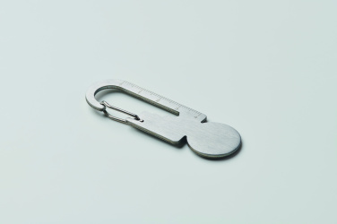 Logo trade promotional giveaway photo of: Multifunctional key ring token