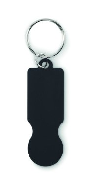 Logotrade promotional merchandise image of: Key ring with trolley token
