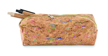 Logotrade promotional gift picture of: Coloured cork pencil case