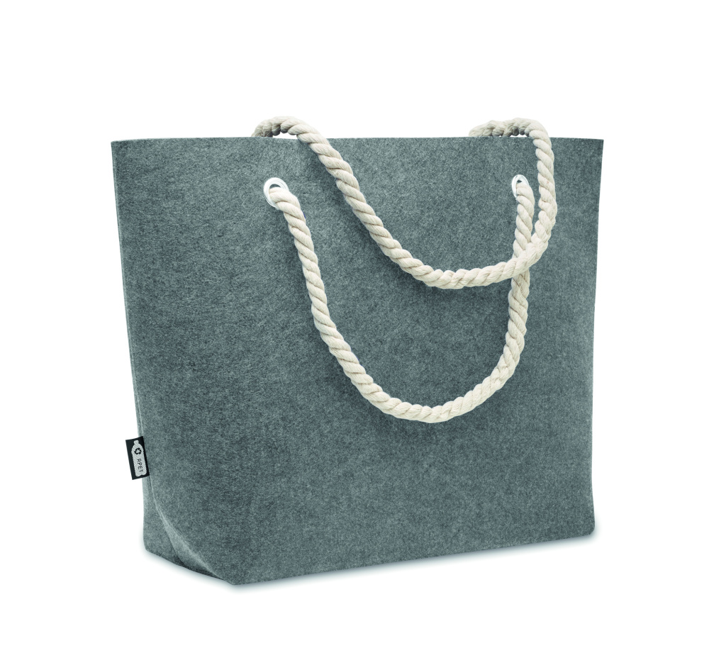 Logotrade corporate gift image of: RPET felt beach bag