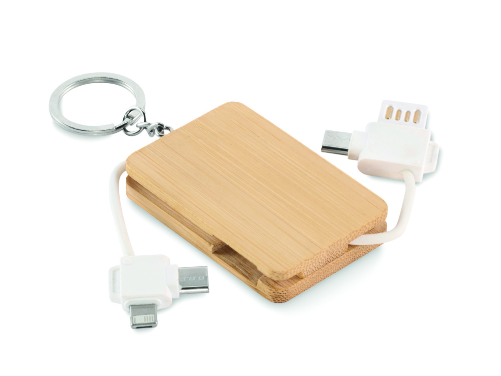 Logo trade corporate gifts picture of: Key ring charging cable