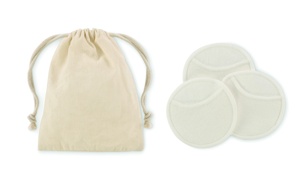 Logo trade advertising product photo of: Reusable face cleaning pad set