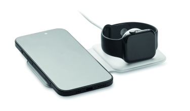 Logotrade advertising products photo of: 2 in 1 foldable charger 15W