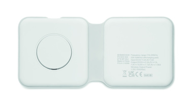 Logo trade promotional merchandise image of: 2 in 1 foldable charger 15W