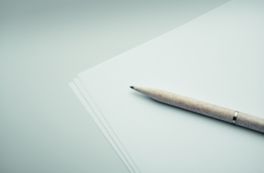 Logotrade promotional item picture of: Wheat straw/ABS twist pen set