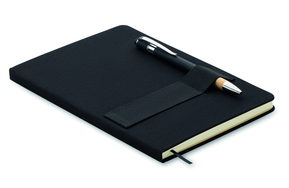 Logotrade promotional merchandise image of: A5 RPET notebook with pen