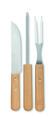 Logo trade promotional merchandise picture of: Stainless steel barbecue tools