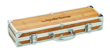 Logotrade promotional giveaway image of: Stainless steel barbecue tools