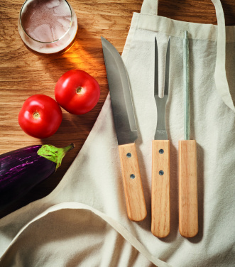 Logo trade promotional items image of: Stainless steel barbecue tools