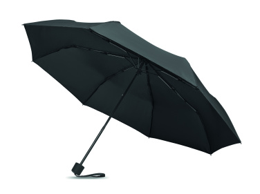 Logo trade promotional giveaways image of: 21 inch RPET umbrella set