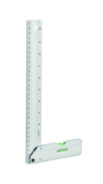 Logo trade promotional item photo of: Aluminium level ruler 30 cm
