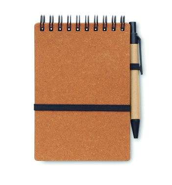 Logotrade advertising product image of: Recycled notebook with ball pen
