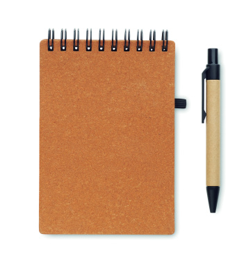Logotrade corporate gifts photo of: Recycled notebook with ball pen
