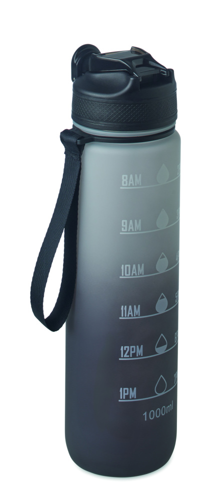 Logo trade advertising product photo of: Sports water bottle RPET 1L