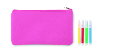 Logo trade business gift photo of: Pencil case with markers