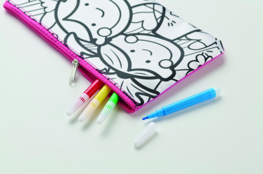 Logo trade advertising product photo of: Pencil case with markers