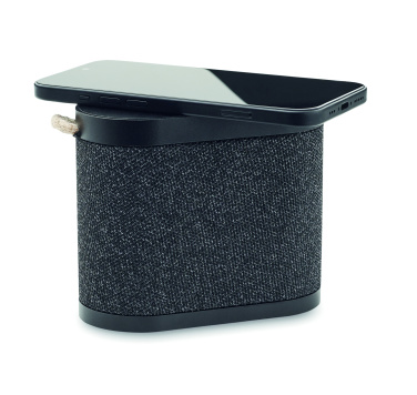 Logo trade promotional item photo of: 15W wireless charger speaker