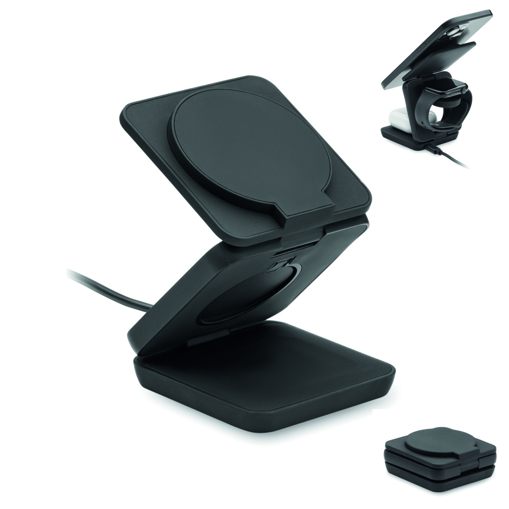 Logotrade promotional giveaway picture of: 3in1 foldable charging station